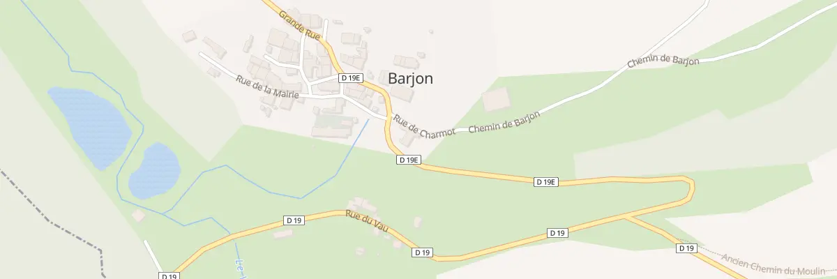 Plan du 2B Rue de Charmot à Barjon