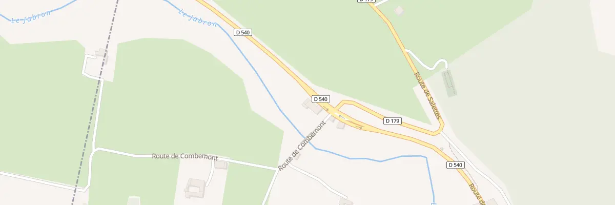 Plan du 2 Rte de Combemont à Souspierre