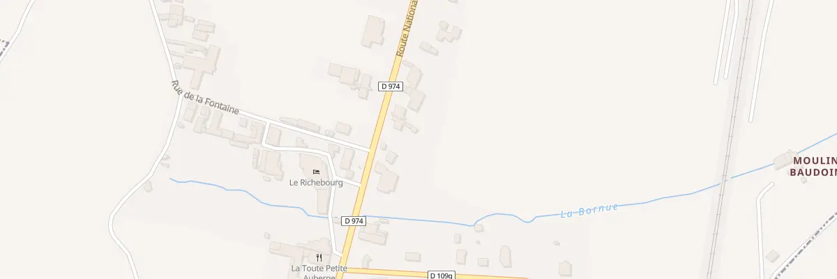 Plan du 12 Rte Nationale 74 à Vosne-Romanée