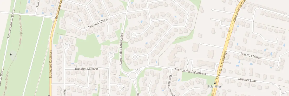 Plan du 1 Rue des Tulipes à Chassieu