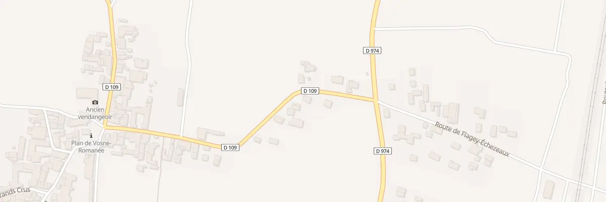 Plan du 44 Rue de la Grand’Velle à Vosne-Romanée