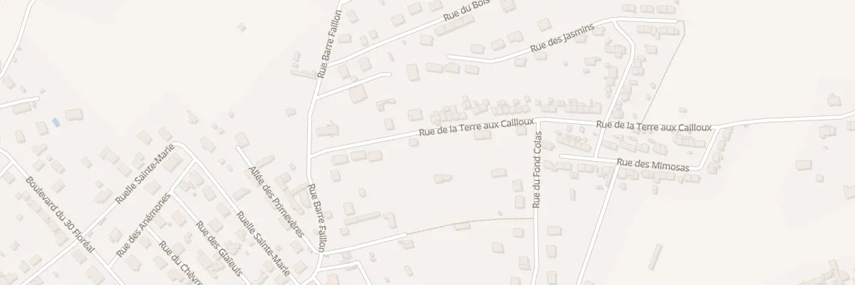 Plan du 7 Rue de la Terre aux Cailloux à Sedan