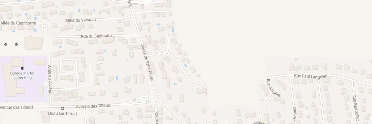 Plan du 6 Rue Professeur Robert Debré à Mions