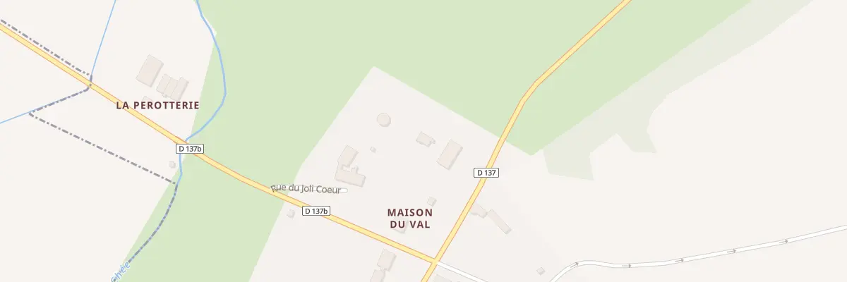 Plan du 2B Rue de la Voie Romaine à Noyers-Auzécourt