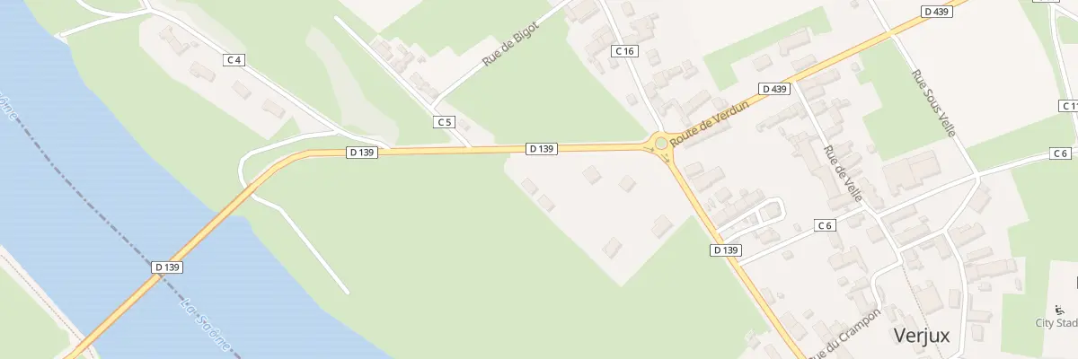 Plan du 5 Rue du Pont Boucicaut à Verjux