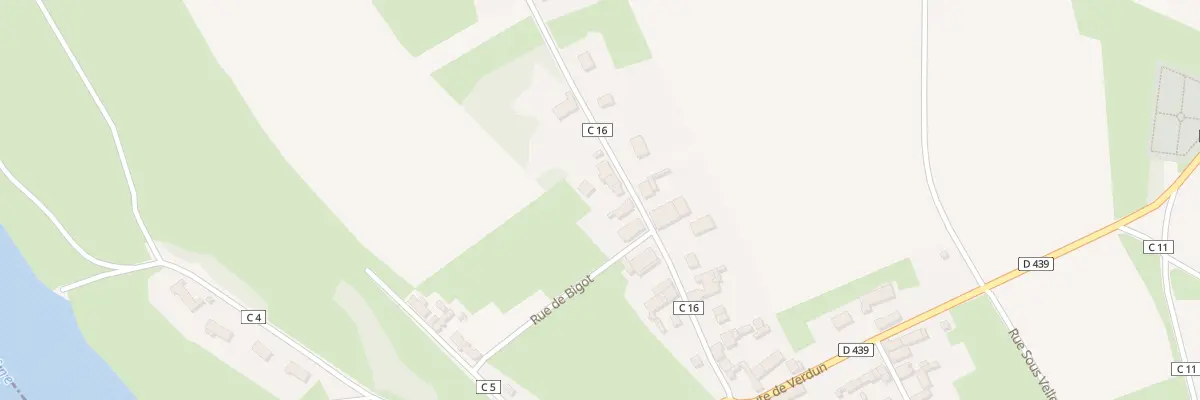 Plan du 13 Gr Grande Rue à Verjux