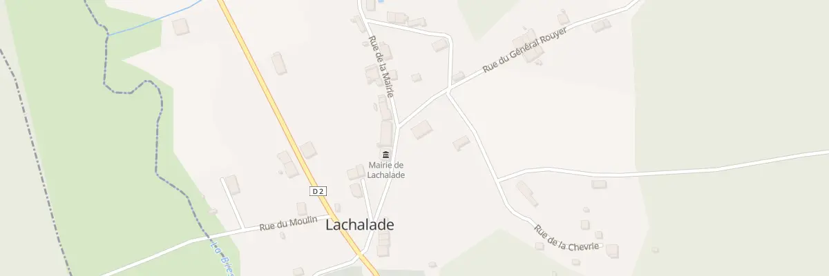 Plan du 2 Rue de la Meuniere à Lachalade