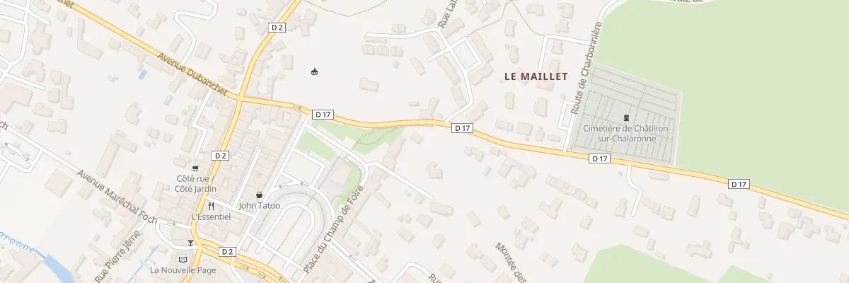 Plan du 96 Rte de Romans à Châtillon-sur-Chalaronne