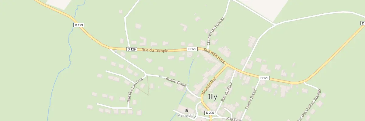 Plan du 1 Rue du Temple à Illy