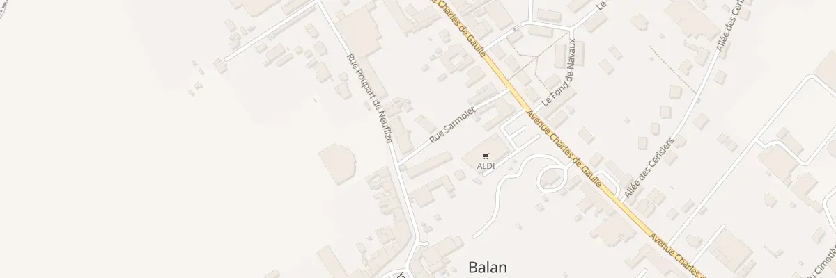 Plan du 33 Rue Poupart de Neuflize à Balan