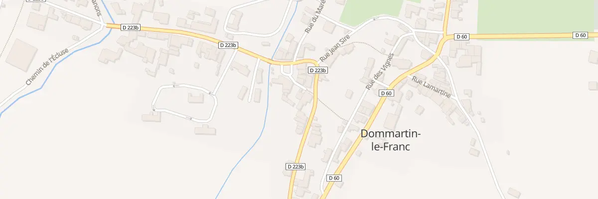 Plan du 6 Pl du Gen de Dommartin à Dommartin-le-Franc
