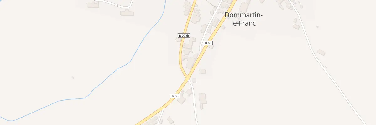 Plan du 19 Rue Philippe Lebon à Dommartin-le-Franc