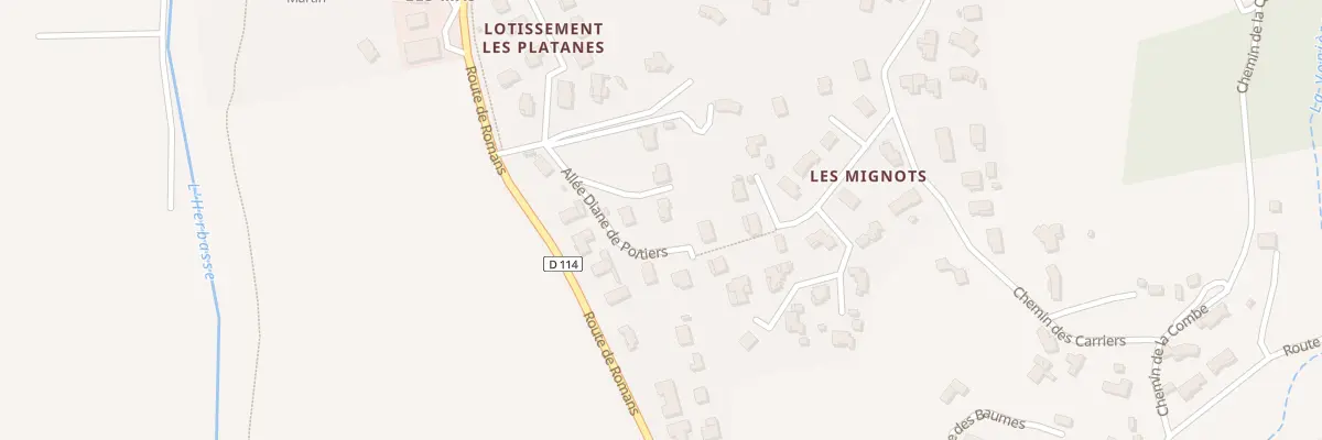 Plan du 2 Lot Les Mignots à Clérieux