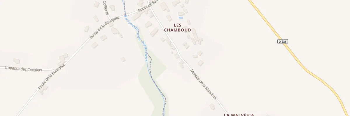 Plan du 174 Mte de la Malvesia Chamboud à Eyzin-Pinet
