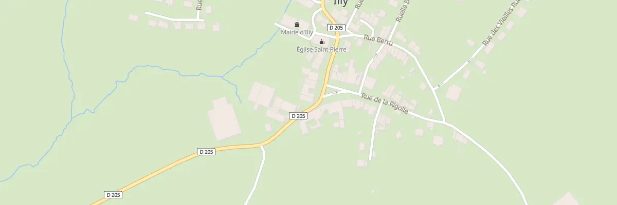 Plan du 1 Grande Rue à Illy