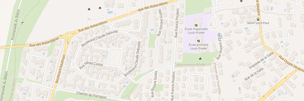 Plan du 5 Rue de Biézin à Chassieu