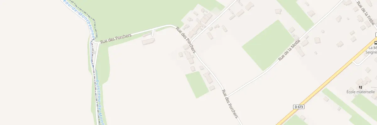 Plan du 8 Rue des Porchers à Bey