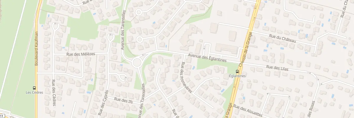 Plan du 2 Rue des Primevères à Chassieu