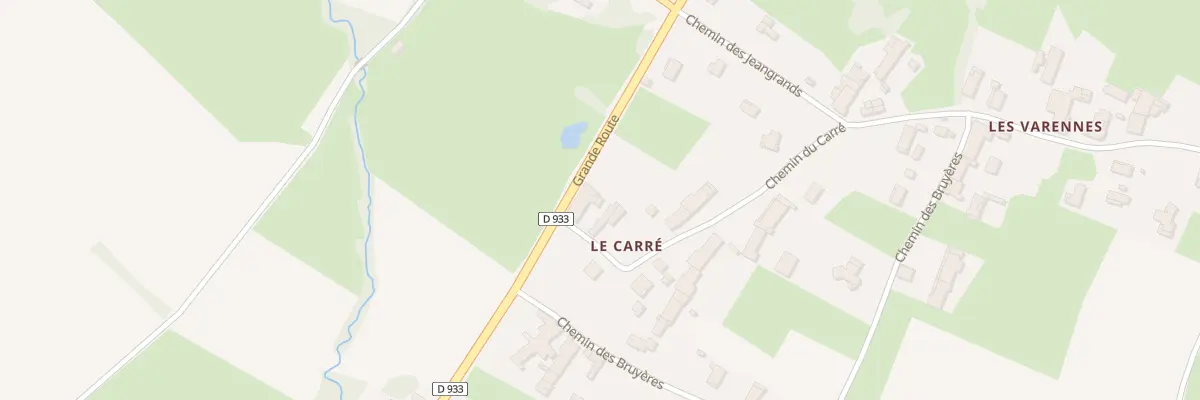 Plan du 15 Che du Carre à Arbigny