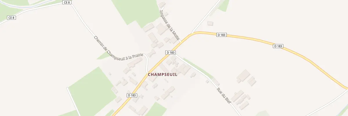 Plan du 1 Rue du Bief à Saint-Gervais-en-Vallière
