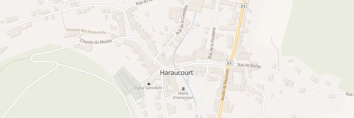 Plan du 3 Rue Haute à Haraucourt