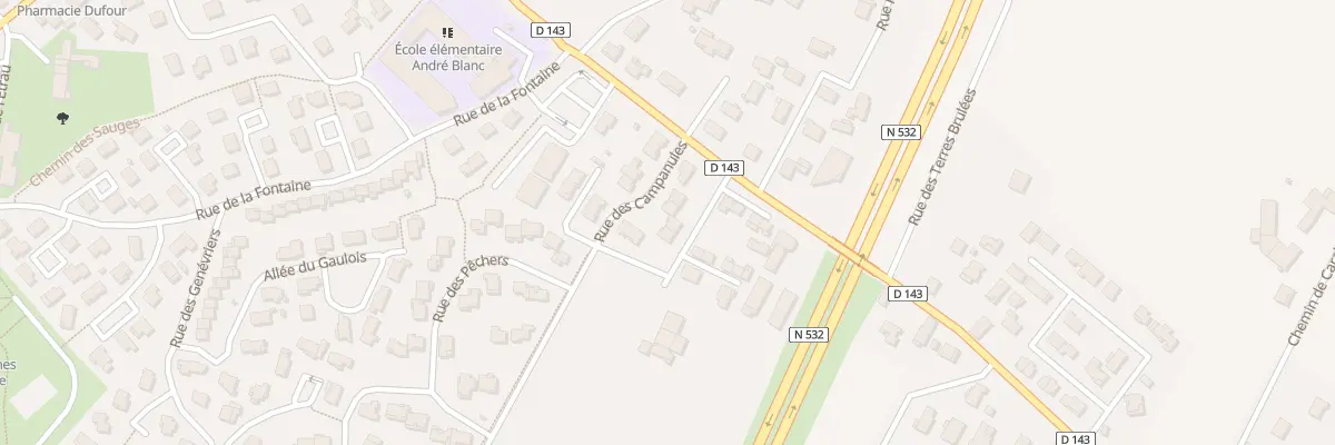 Plan du 10 Rue des Campanules à Saint-Marcel-lès-Valence