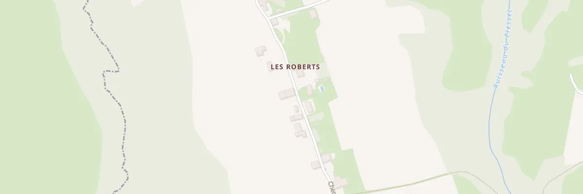 Plan du 947 Che des Roberts à Montseveroux