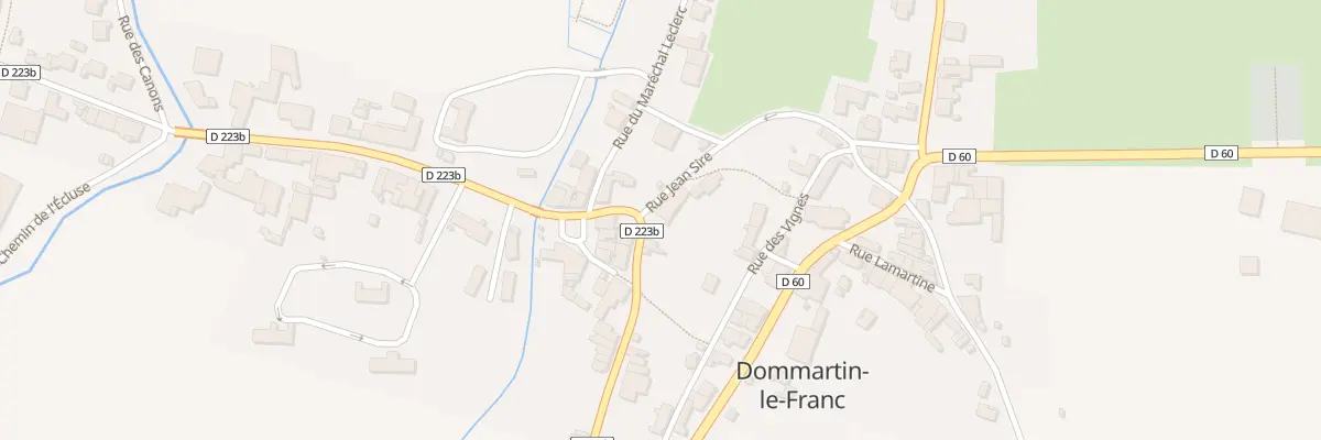 Plan du 3 Rue Jean Sire à Dommartin-le-Franc