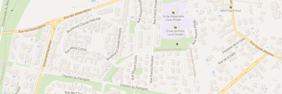 Plan du 10 Rue Vincent Scotto à Chassieu