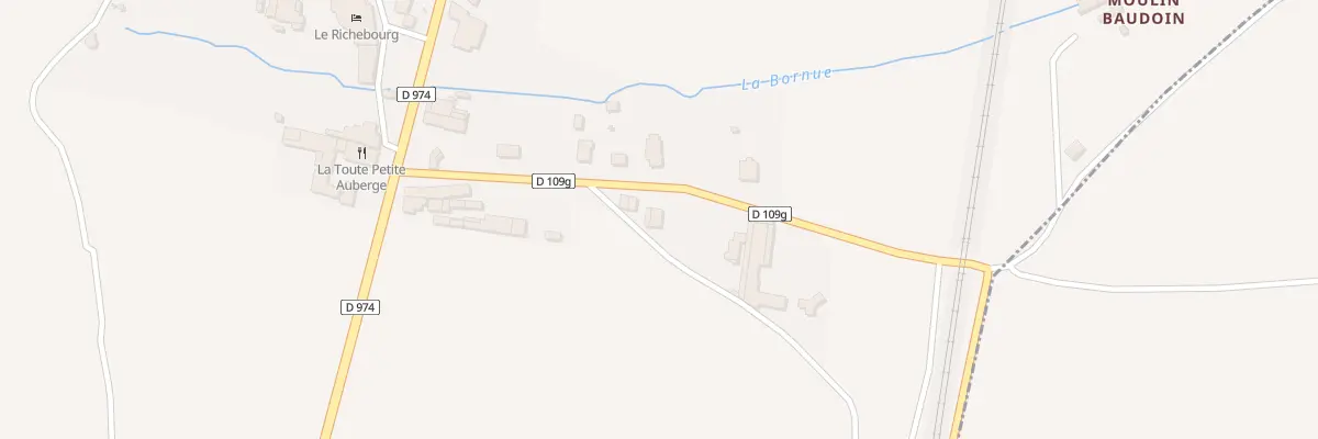 Plan du 6 Rte de Boncourt-le-Bois à Vosne-Romanée