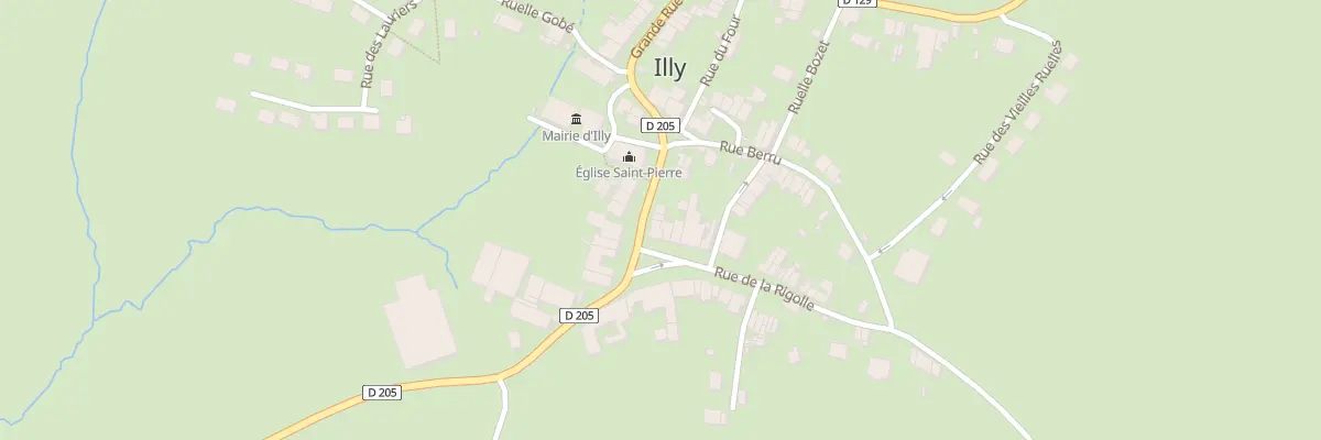Plan du 4 Gr Grande Rue à Illy