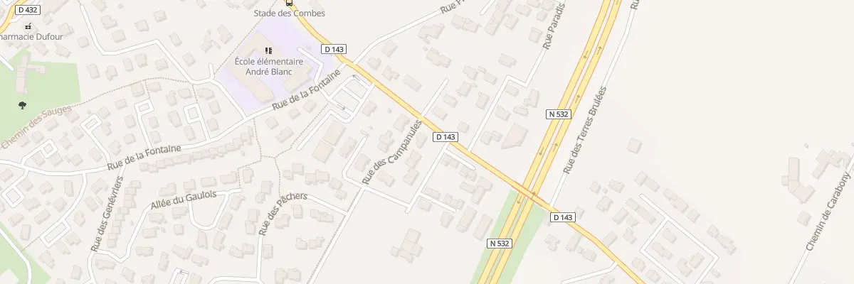 Plan du 400 Rue des Petits Eynards à Saint-Marcel-lès-Valence