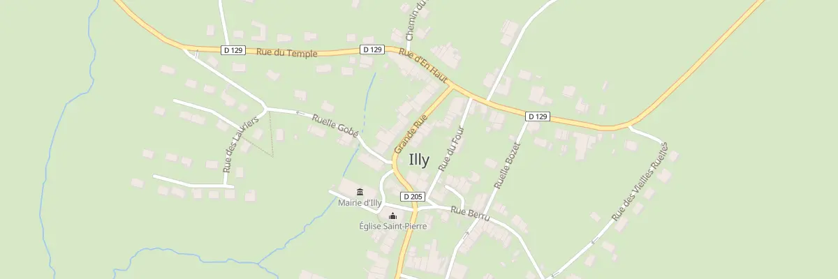 Plan du 14 Grande Rue à Illy