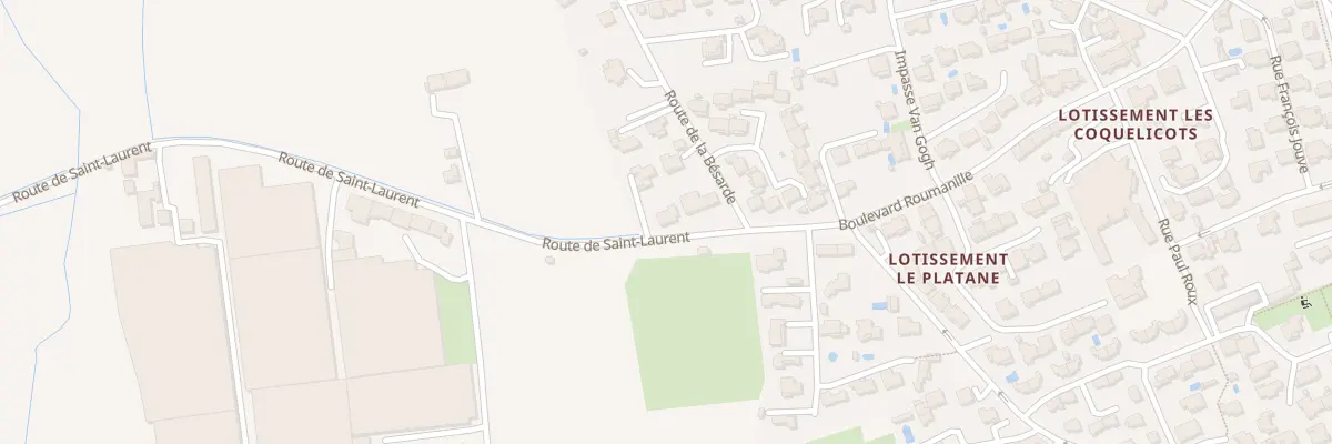 Plan du 5997 La Bezarde à Sarrians