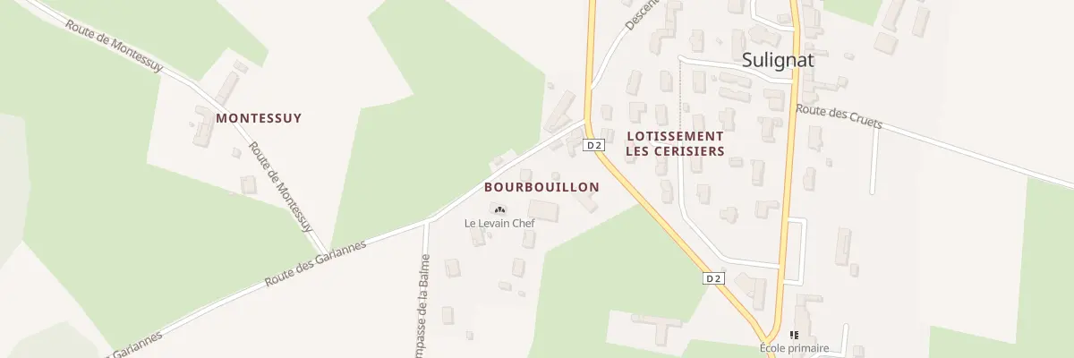 Plan du 5100 Bourbouillon à Sulignat