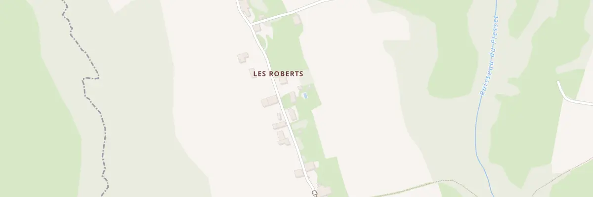 Plan du 953 Che des Roberts à Montseveroux