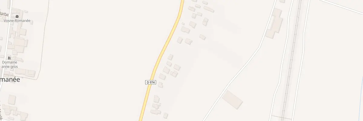 Plan du 50 Rte Nationale 74 à Vosne-Romanée