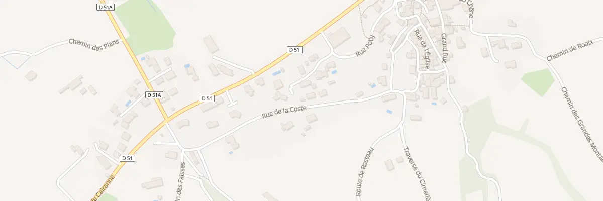 Plan du 5238 La Coste à Saint-Roman-de-Malegarde