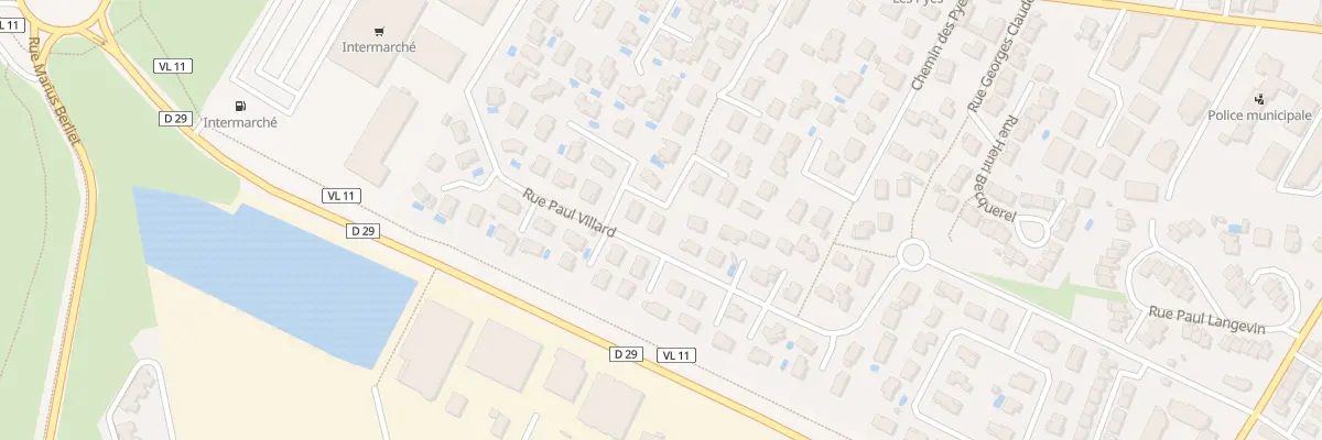 Plan du 19 Rue René Descartes à Chassieu