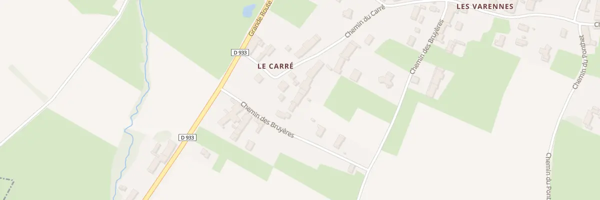 Plan du 68 Che du Carre à Arbigny