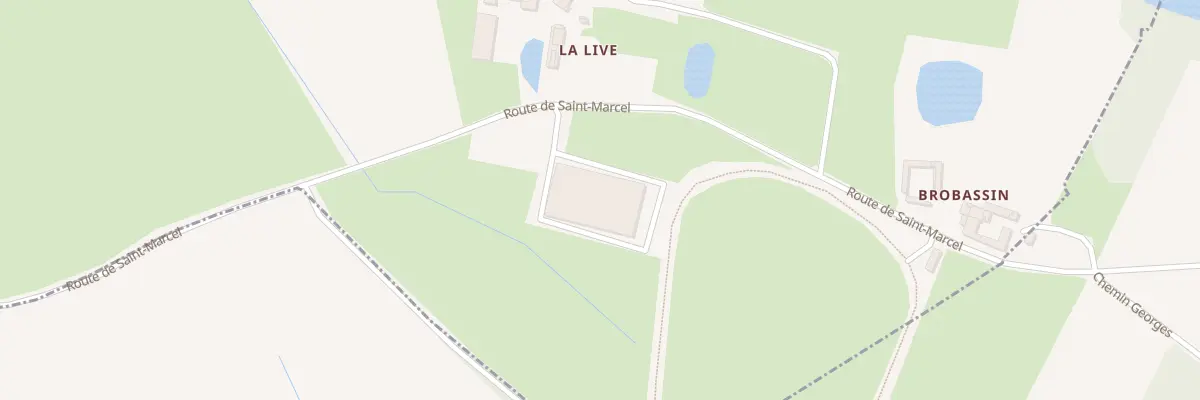 Plan du 1930 Rte de Saint Marcel à Saint-André-de-Corcy