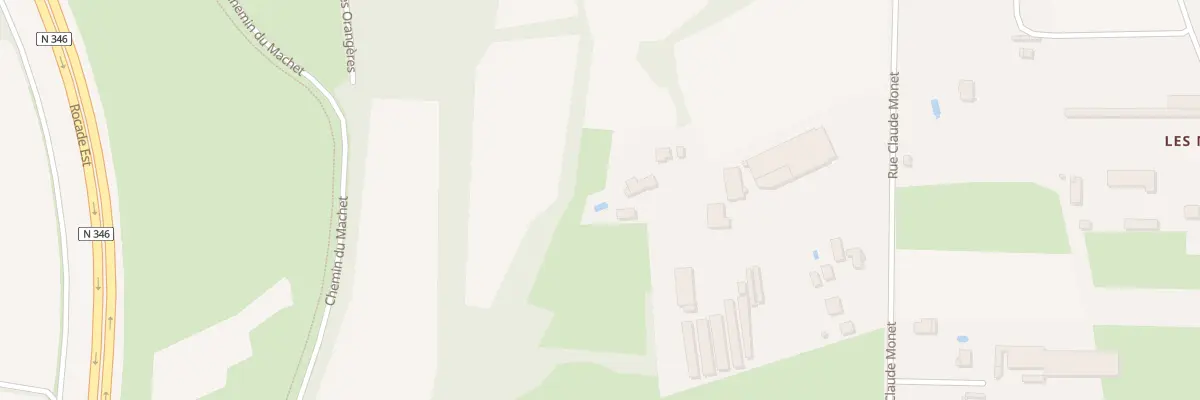 Plan du 9001 Rue Claude Monet à Décines-Charpieu