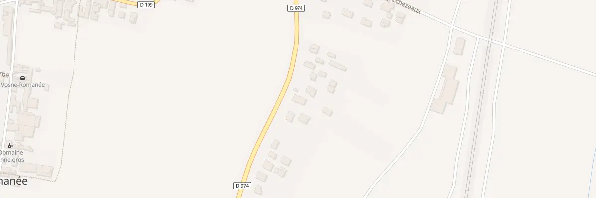 Plan du 54 Rte Nationale 74 à Vosne-Romanée
