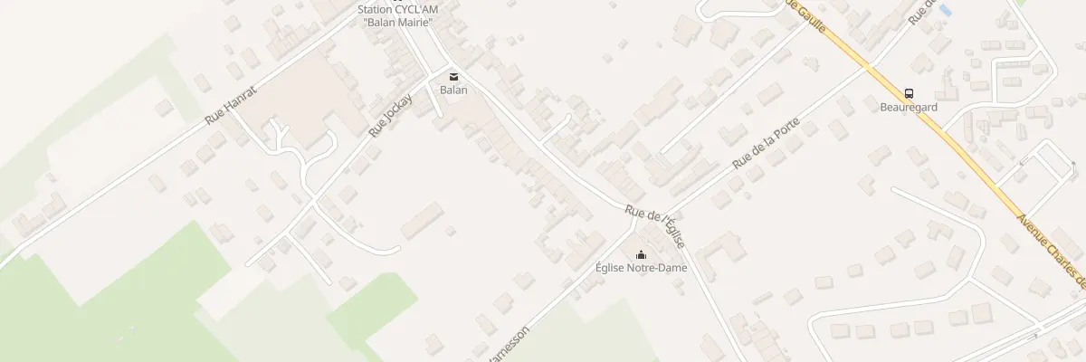 Plan du 18 Rue de l’Eglise à Balan