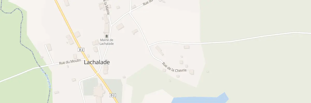 Plan du 1 Rue de la Chevrie à Lachalade