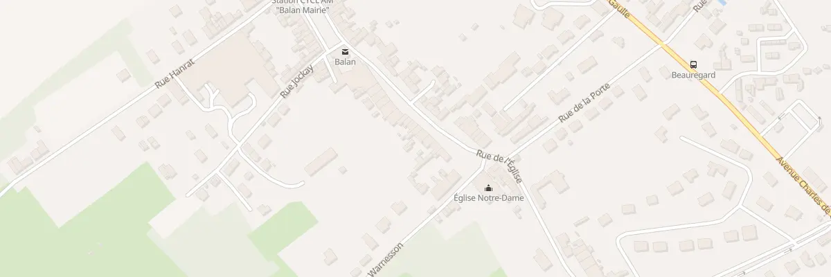 Plan du 20 Rue de l’Eglise à Balan