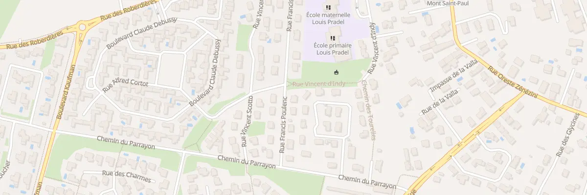 Plan du 10 Rue Francis Poulenc à Chassieu