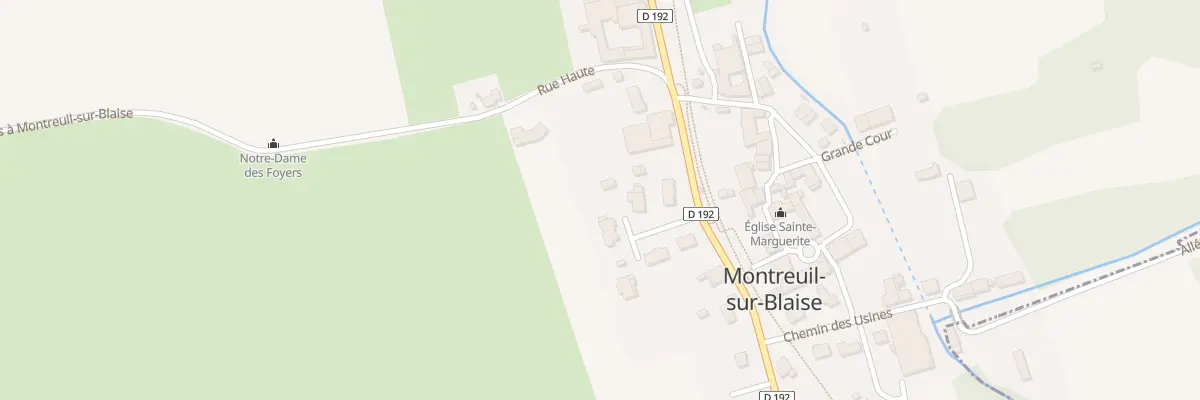 Plan du 4 Rue des Jardins à Montreuil-sur-Blaise