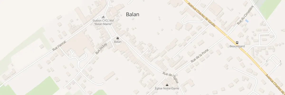 Plan du 19 Rue de l’Eglise à Balan