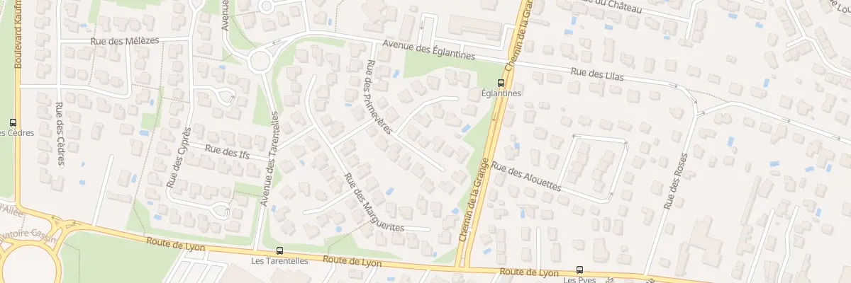 Plan du 13 Rue des Primevères à Chassieu
